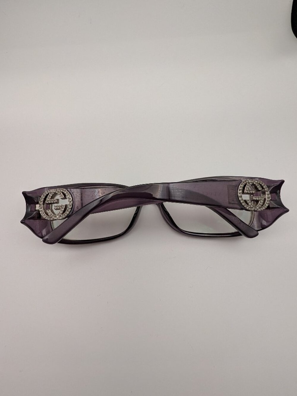 Gucci Glasses Purple Frame